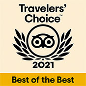 Travelers Choice award 2021 badge